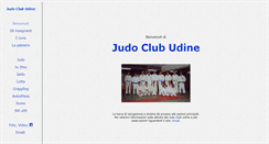 Desktop Screenshot of judoclubudine.it