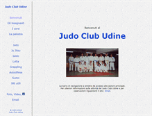 Tablet Screenshot of judoclubudine.it